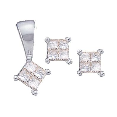 Cheap Girls Jewelry 0.25CTW BLUE DIAMOND CROSS PENDANT For Sale