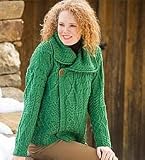 Merino Wool Corina Cardigan With Single-Button Front