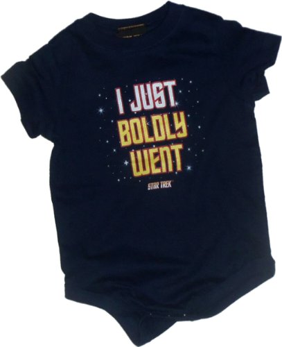  "I Just Boldly Went" -- Star Trek Infant Onesie Snapsuit