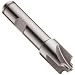Niagara Cutter CRCO126 Cobalt Steel Corner Rounding End Mills, Inch, Weldon Shank, Uncoated (Bright) Finish, Roughing and Finishing Cut, Non-Center Cutting, 30 Degree Helix, For Use With All Materials