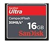 SanDisk - SDCFH-016G-U46 - Ultra - Carte M�moire CompactFlash - 30 Mo/s - 16 Go