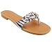 Zebra Thong Sandal 6 Zebra