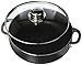 IMUSA USA CHI-00084 Nonstick Charcoal Caldero (Dutch Oven) with Glass Lid