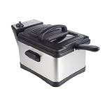 Deni 9440 4.5-Quart Stainless Steel Nonstick Deep Fryer