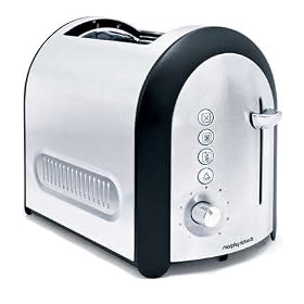 Morphy Richards Meno 44341 Lidded 2 Slice Toaster, brushed variant