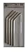 Set of 4 Straws Reusable Stainless Steel Bent Metal Drinking Straws by Butler in the Home for Adults or Kids Children Free Cleaning Brush Included Straw Butler