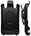 Blackberry Curve 8320 Swivel Rotating Belt Clip Cell Phone Holster - Black Hard Plastic Holster Clip