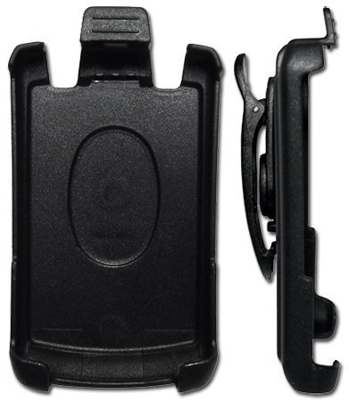 Blackberry Curve 8320 Swivel Rotating Belt Clip Cell Phone Holster - Black Hard Plastic Holster Clip
