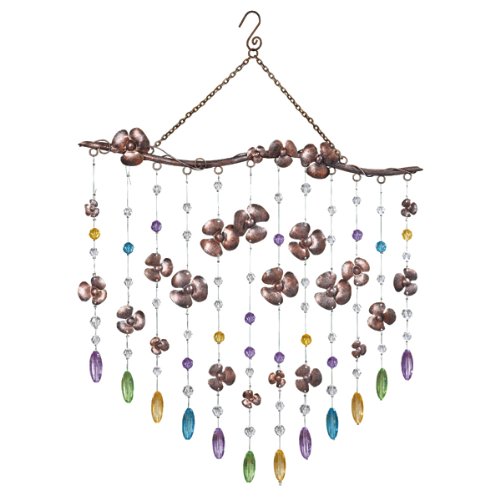 Best Price Grasslands Road Hanging Garden Copper Finish Metal Clover Leaf Hanging Decoration Beaded