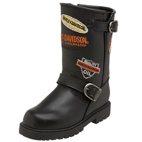 Harley-Davidson Unisex Little Kid/Big Kid Patches Boot