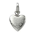 Fossil Damen-Charm Anh�nger Herz Edelstahl Zirkonia JF00083040