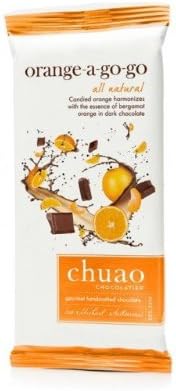 Chuao Chocolatier 900946 Orange A Go-Go Chocolate Bar, 6 bars