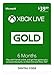 Xbox Live 6 Month Gold Membership (Digital Code)