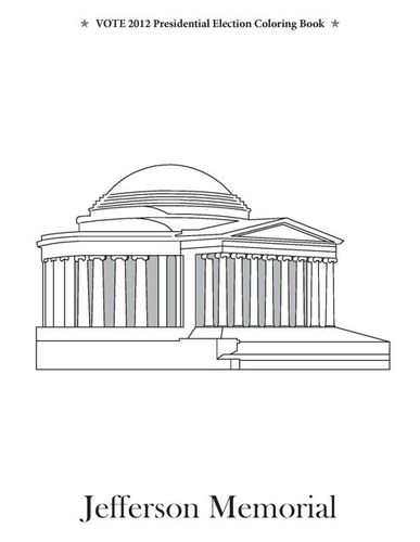 Jefferson Memorial Coloring Pages