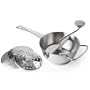HIC 2-Quart Stainless Steel Food Mill with 3 Discs