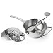 HIC 2-Quart Stainless Steel Food Mill with 3 Discs