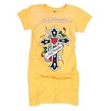 Ed Hardy - Ed Hardy - Women's Cross Tee w/ Stones (Yellow)