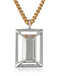 Sam Edelman Open Metal Pendant Necklace, 16"