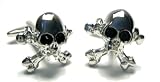 Skull & Cross Bones Cufflinks W/Gift Box!