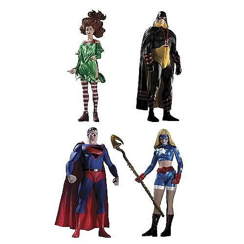  Justice Society of America Action Figures Series 2 Set