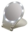 Lighted 10X Travel Mirror
