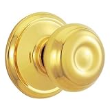 Schlage A25GEO605 A-Series Polished Brass Passage Knobset