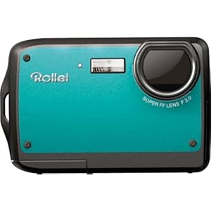 Rollei Sportsline 90 wasserdichte Digitalkamera (9 Megapixel, 6-fach digit. Zoom, 6,4 cm (2,5 Zoll) Display) blau