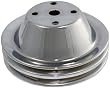 Mota Performance A70365 2 Groove Water Pump Pulley for SB Chevy