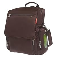 Fisher Price Fastfinder Deluxe Convertible Backpack Diaper Bag - Brown