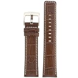 Watch Band Leather Dark Brown Sport Model 26 millimeter Tech Swiss
