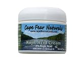 Cape Fear Naturals - Kojic Acid Cream - Natural Skin Lightener, Even Skin Tones - 2oz jar, 4% Kojic Acid