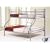 PARIS TRIO TRIPLE SLEEPER BUNK BED + 4ft6 & 3ft Mattresses