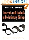 Concepts and Methods in Evolutionary Biology (Cambridge Studies in Philosophy and Biology)