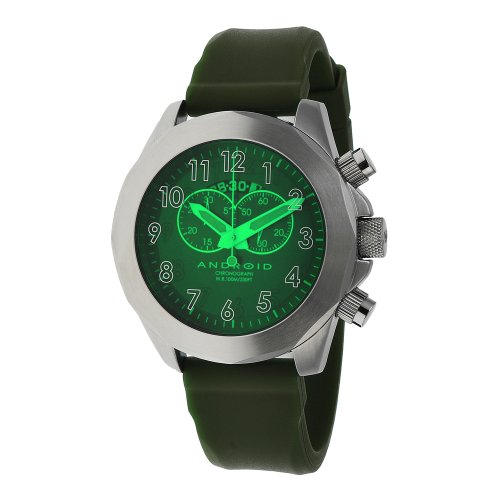 Android Men's AD524BGR Euxine 3 Chronograph Red Crystal Watch