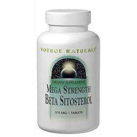 Beta Sitosterol Mega Strength 375 mg 60 Tabs Source Naturals by Source Naturals
