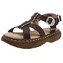 Dr. Martens Women's Cherie Sandal,Dark Brown,5 UK (US Women's 7 M)