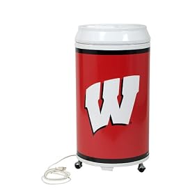 Coola Can Sports Refrigerator/Party Cooler- Wisconsin Badgers by Creative Cooling