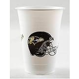 NFL Baltimore Ravens Disposable Plastic Cups Pack Of 24