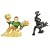 Spider-Man 3 Super-Hero Squad Sandman Vs Spider-Man (Black) 2 Pack