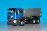 Eigenschaften EMEK / EMEK - 10174 - MAN TG-S M Rundmulde 1:25 / LKW zum kippen / Kipper / Sammler Modell und Kinder - Spielzeug in detaillierter und robuster Ausführung. Wetterfest für Spielplatz und Sandkasten geeignet. Zubehör für jede Gartenbahn. Maßstab /Maßstabsmodell
