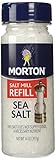 Morton Salt Sea Salt, Refill, 14 oz, 2 pk