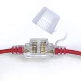 Littelfuse 0FHM0001XPGLO In-Line Fuse Holder for Smart Glow MINI Blade Style Fuse