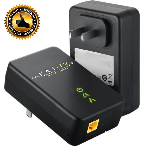 KAT-TV AV500 Customized 500MB Ethernet Powerline Adapter Starter kit (pack of 2) single port
