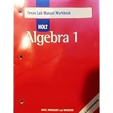 holt algebra 1 texas lab manual algebra 1