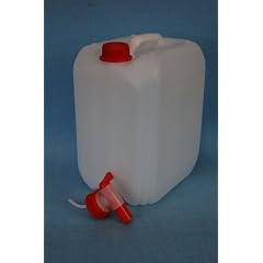 10 L Wasserkanister mit Hahn, DIN 45