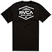 RVCA Pure Mens T-Shirt, Black, X-Large