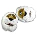 Padders Inc - Infant and Toddler Boys Tiger Slippers, White, Brown