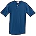 Augusta Sportswear Two Button Baseball Jersey, Large, Navy