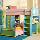 Powell Sunday Funnies Loft Bunk Bed