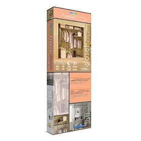 Gracious Living 96526-2C Extend-It Premier Closet Kit